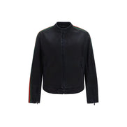 Gucci Black Cotton Biker Jacket