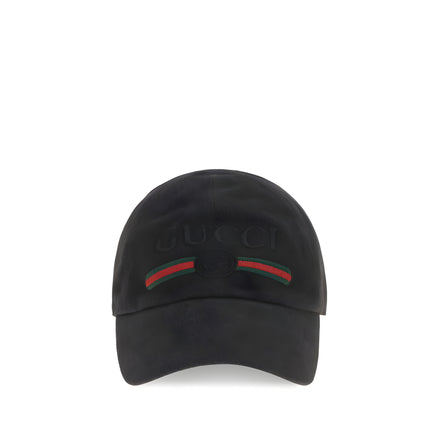 Gucci Black Cotton Cap