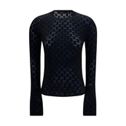 Gucci Black Cotton Long Sleeve T-Shirt