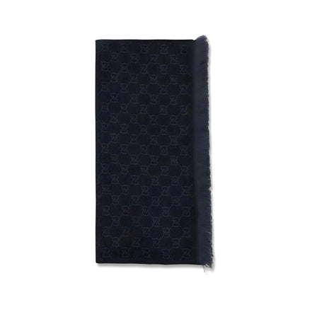 Gucci Black Wool Scarf