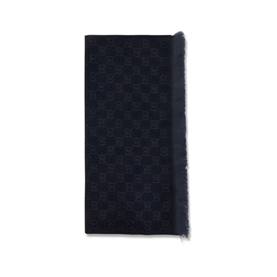 Gucci Black Wool Scarf