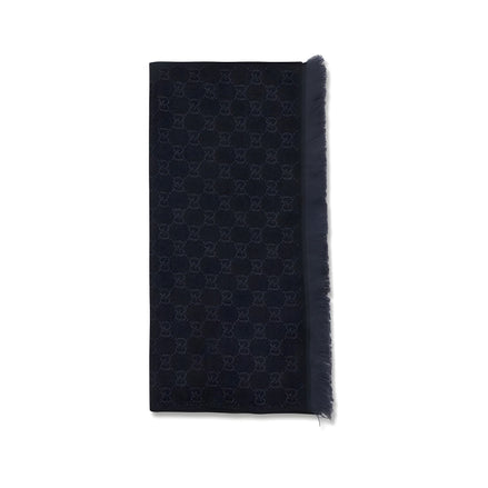 Gucci Black Wool Scarf