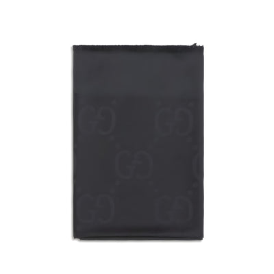 Gucci Black Wool Oves Aries Scarf
