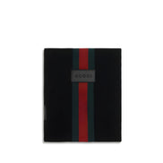 Gucci Black Wool Scarf