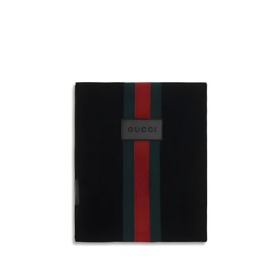 Gucci Black Wool Scarf