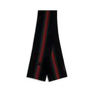 Gucci Black Wool Scarf