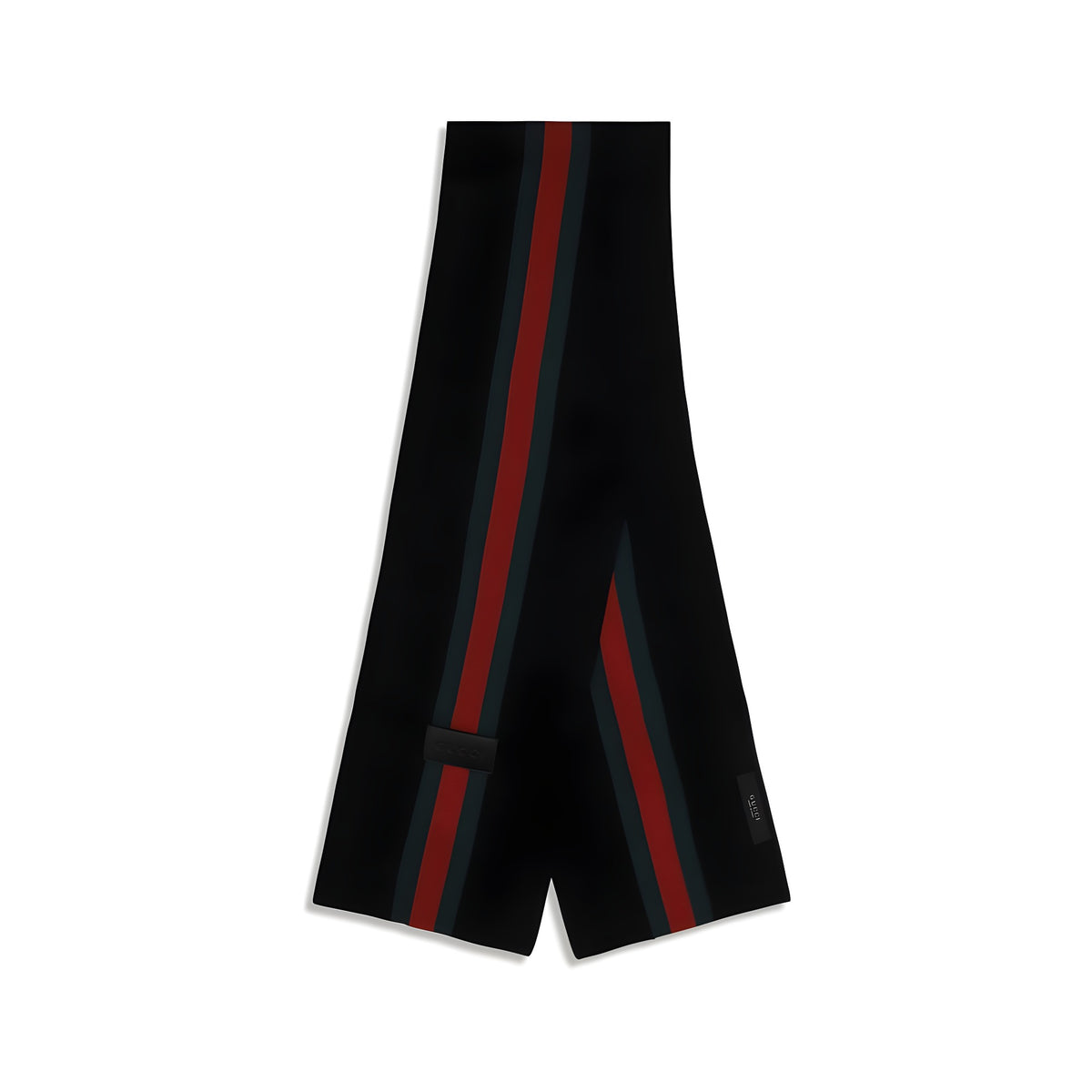 Gucci Black Wool Scarf