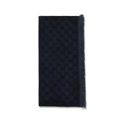 Gucci Black Wool Scarf
