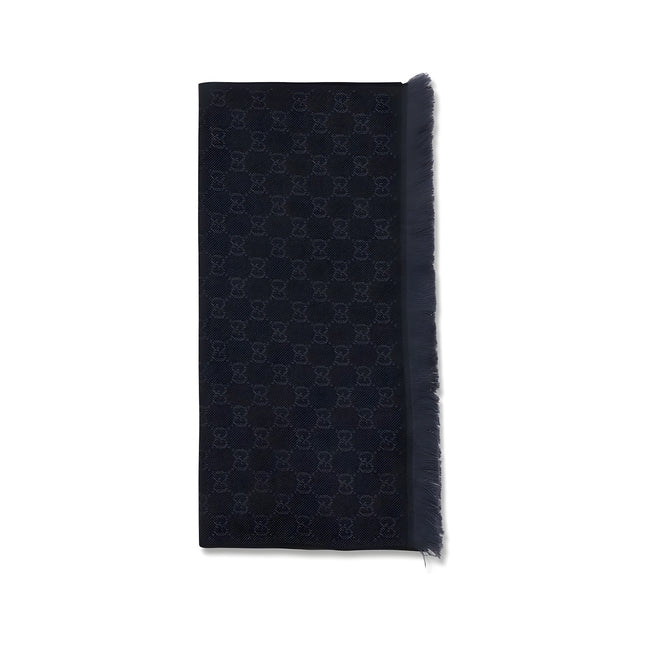 Gucci Black Wool Scarf