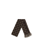 Gucci Brown Cashmere Scarf