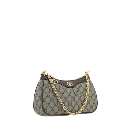 Gucci Brown Cotton Shoulder Bag