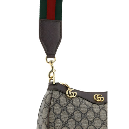 Gucci Brown Cotton Shoulder Bag