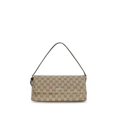 Gucci Brown Fabric Handbag