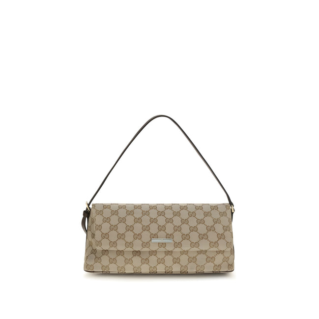 Gucci Brown Fabric Handbag