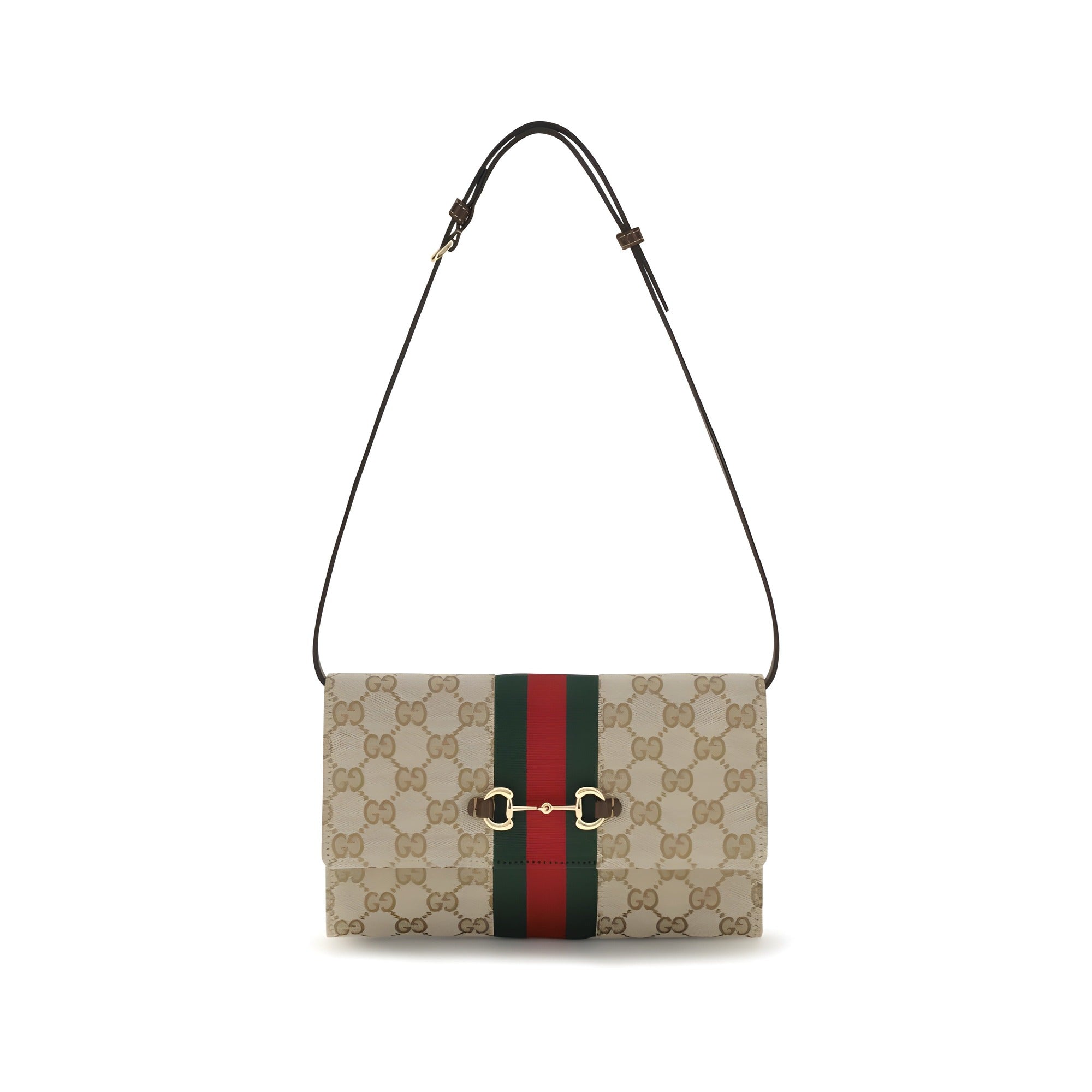 Gucci Brown Fabric Wallet