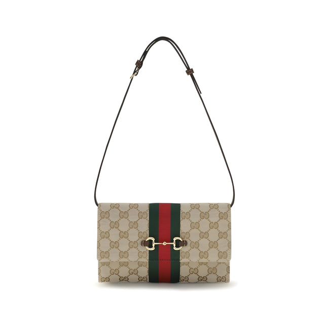 Gucci Brown Fabric Wallet
