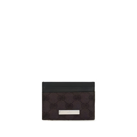Gucci Brown Fabric Wallet