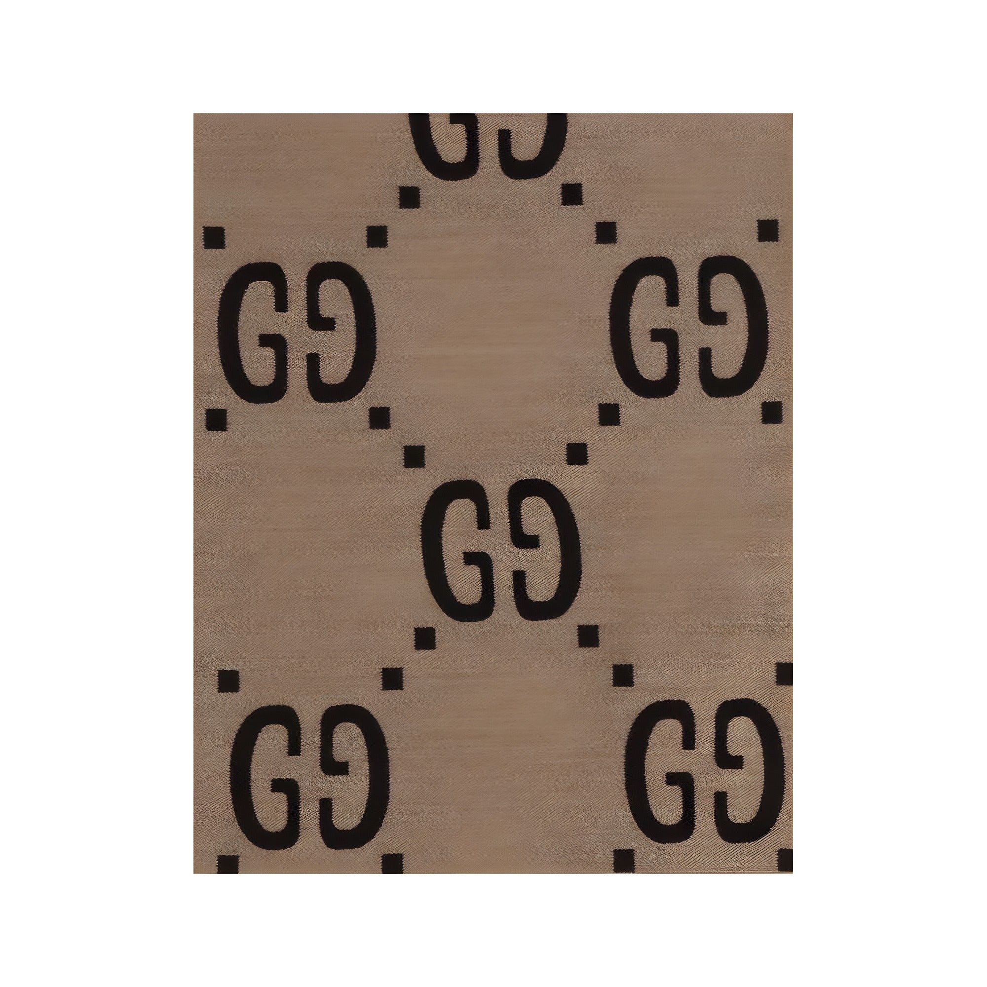 Gucci Brown Silk Scarf