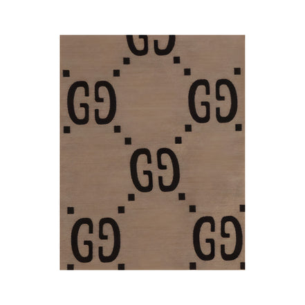Gucci Brown Silk Scarf