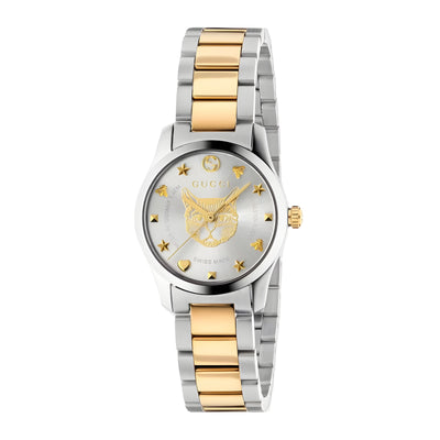 Gucci Gold Stainless Steel Dress Watch