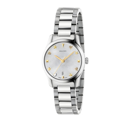 Gucci Gray Stainless Steel Dress Watch