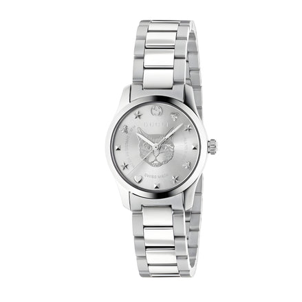 Gucci Gray Stainless Steel Dress Watch
