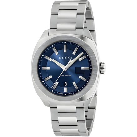 Gucci Gray Stainless Steel Dress Watch