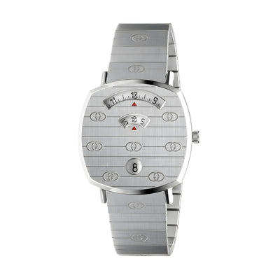 Gucci Gray Stainless Steel Dress Watch