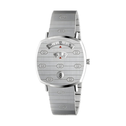 Gucci Gray Stainless Steel Dress Watch