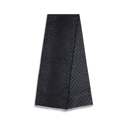 Gucci Gray Wool Scarf