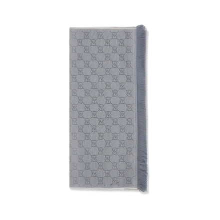 Gucci Gray Wool Scarf
