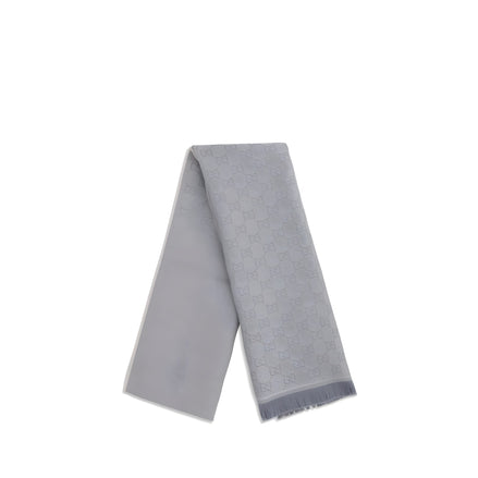 Gucci Gray Wool Scarf