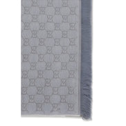 Gucci Gray Wool Scarf