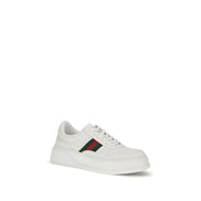 Gucci White Calf Leather Chunky Sneakers