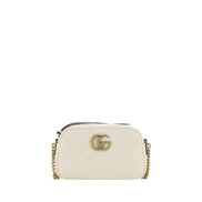 Gucci White Calf Leather Shoulder Bag