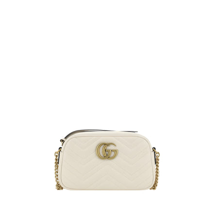 Gucci White Calf Leather Shoulder Bag