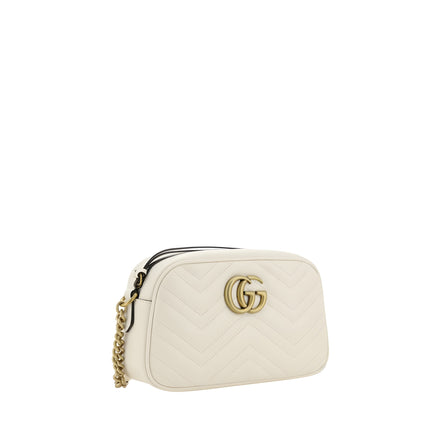 Gucci White Calf Leather Shoulder Bag