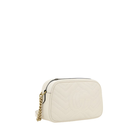 Gucci White Calf Leather Shoulder Bag