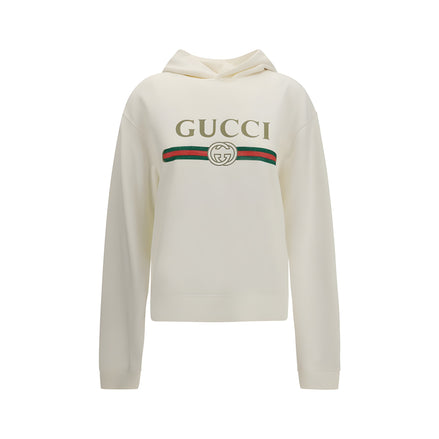 Gucci White Cotton Sweatshirt