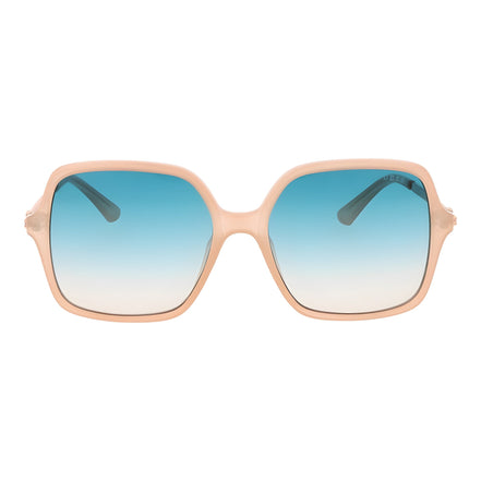 Lunettes de soleil Guess en acétate beige