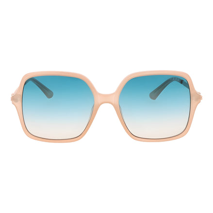 Lunettes de soleil Guess en acétate beige