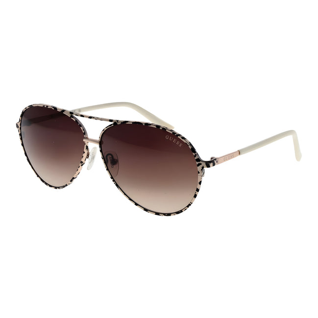 Guess Beige Aviator Sunglasses