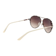 Guess Beige Aviator Sunglasses