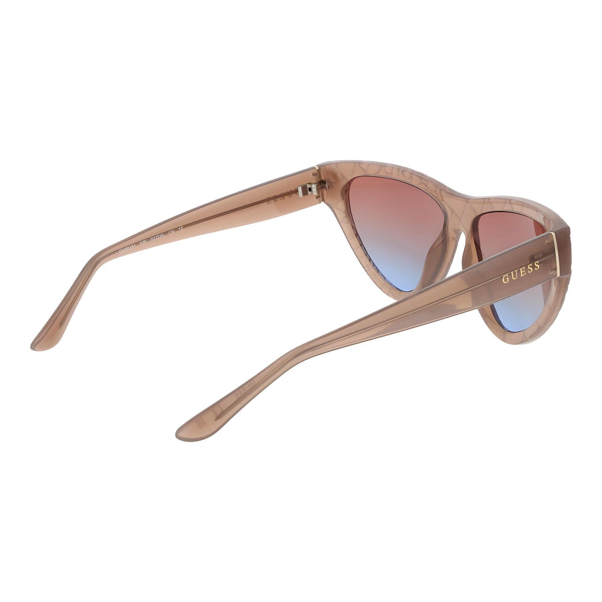 Lunettes de soleil Guess en plastique beige