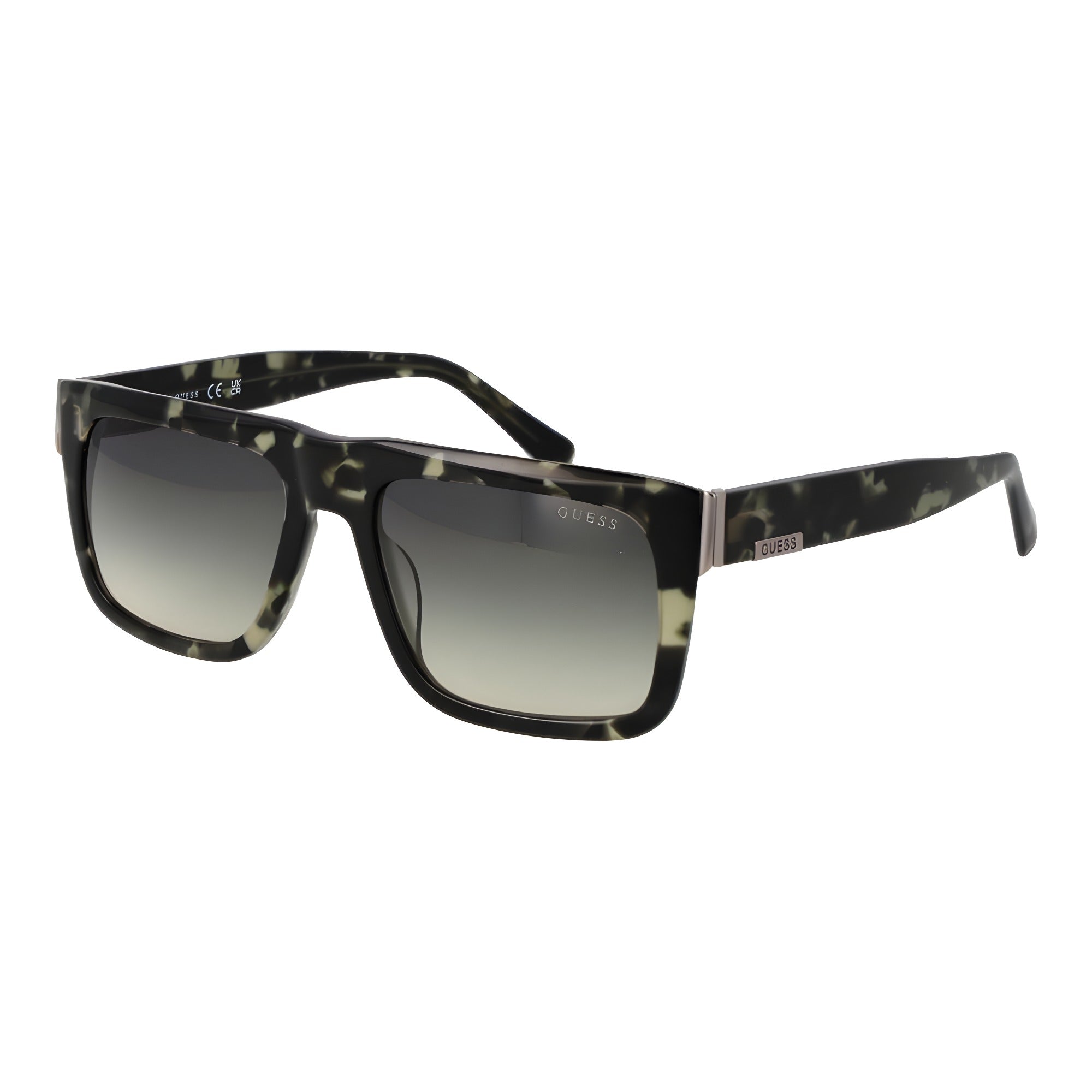 Guess Green Rectangle Sunglasses