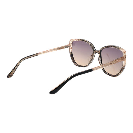 Lunettes de soleil Guess en plastique noir