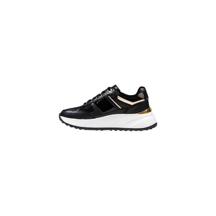 Guess Black Polyurethane Chunky Sneakers