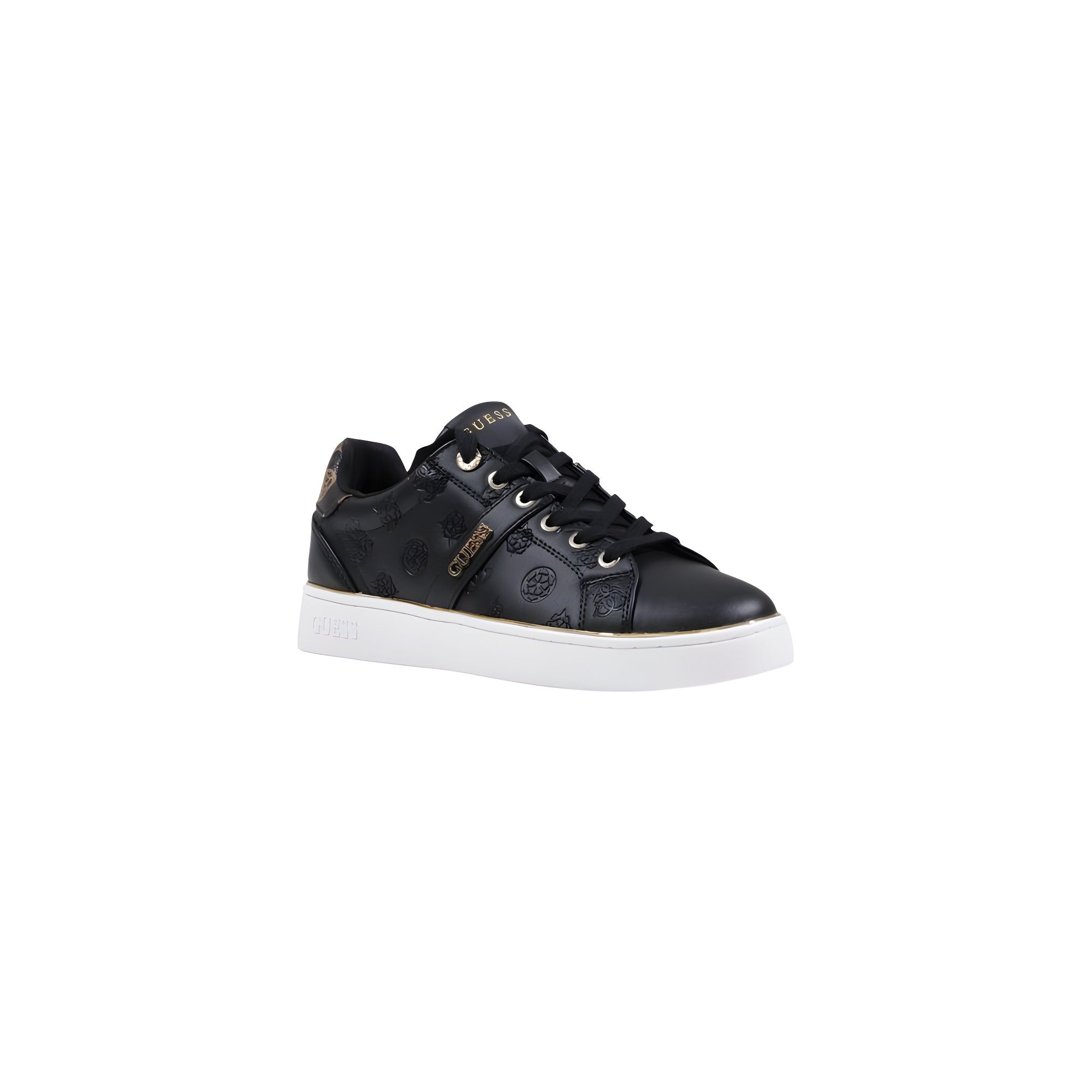 Guess Black Polyethylene Low Top Sneakers