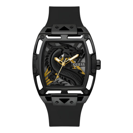 Guess Black Synthetic Dress Watch