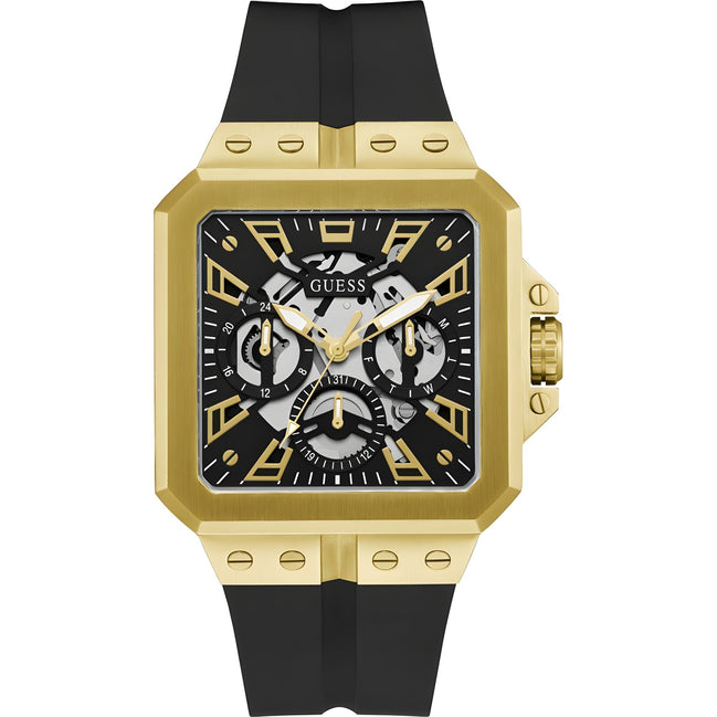 Guess Black Synthetic Dress Watch